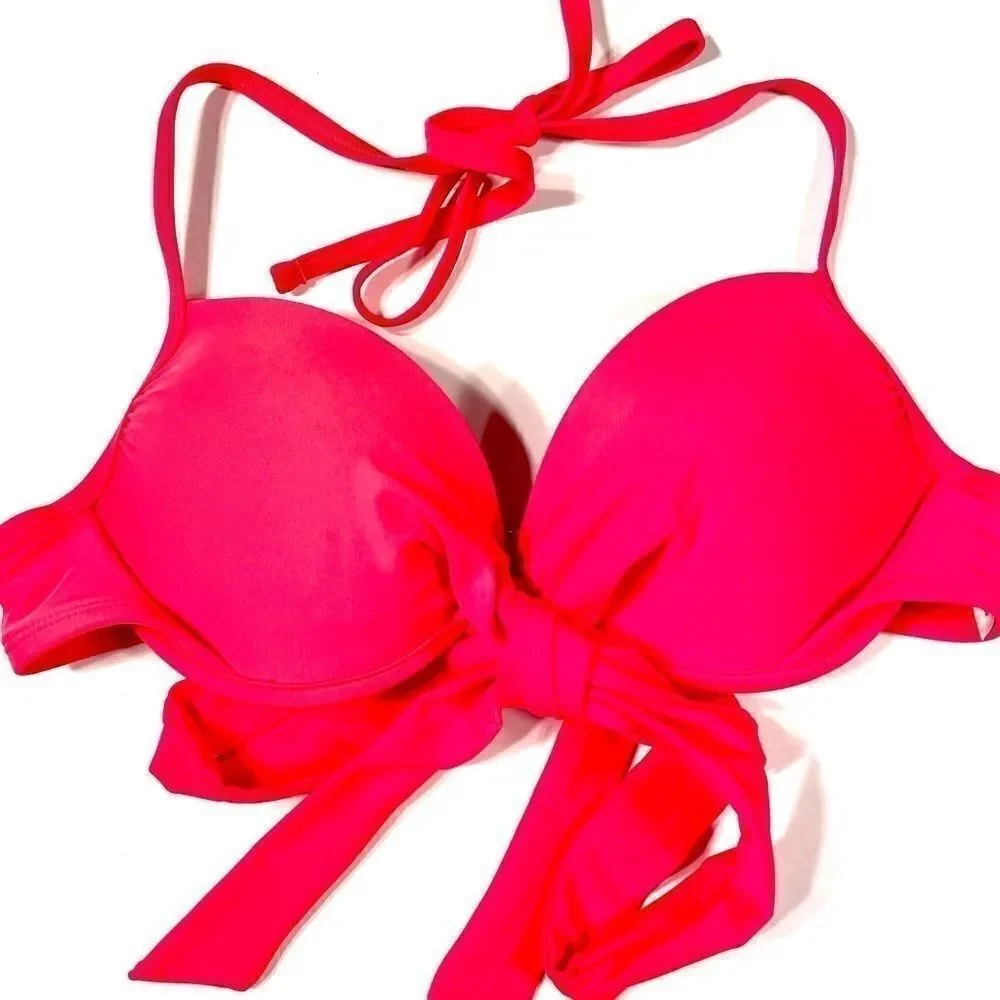HOT PINK BIKINI TOP SIZE SMALL